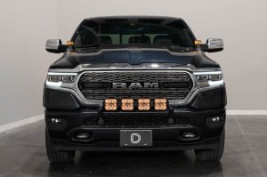 Ram 1500 LED Lightbar Kit - Grille - Diode Dynamics - SS5 Grille CrossLink - White - `19-`24